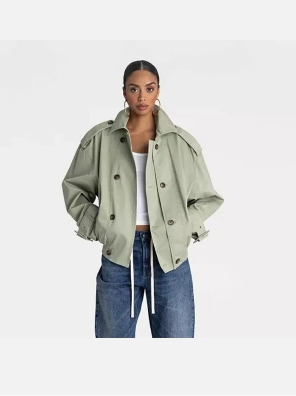 KBB by kahlana Cropped Trench